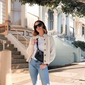 Madewell Surrey Bobble Cardigan Sweater - NWT